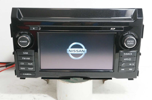 2017-2018 Nissan Titan XD Radio Receiver CD Player Display Screen OEM 25915EZ10B - Alshned Auto Parts