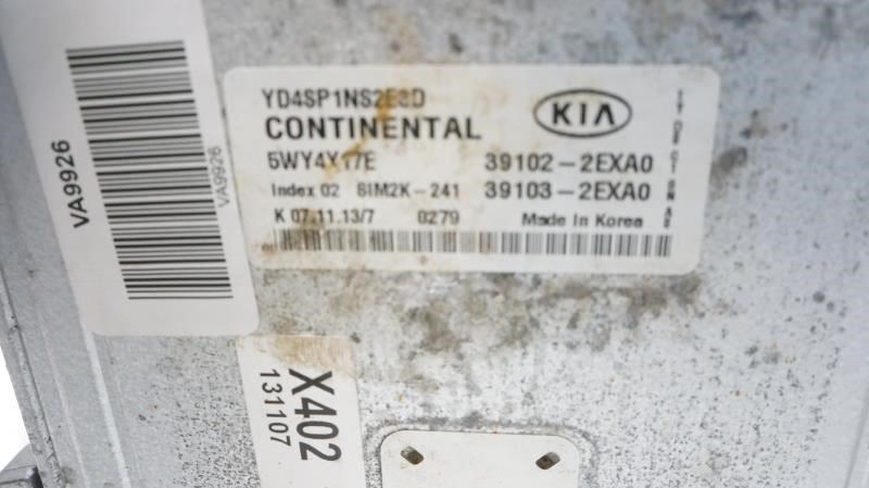 2014 Kia Forte 1.8L Engine Computer Control Module ECU ECM 39102-2EXA0 OEM - Alshned Auto Parts