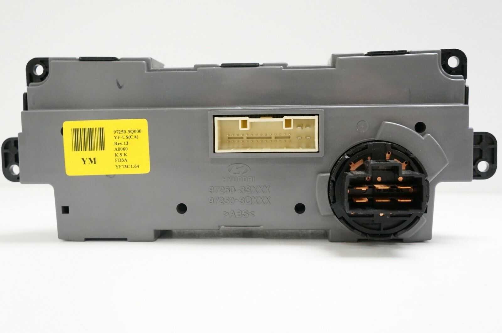 11 Hyundai Sonata Manual Heater Climate AC Temperature Control OEM 97250-3Q000 - Alshned Auto Parts