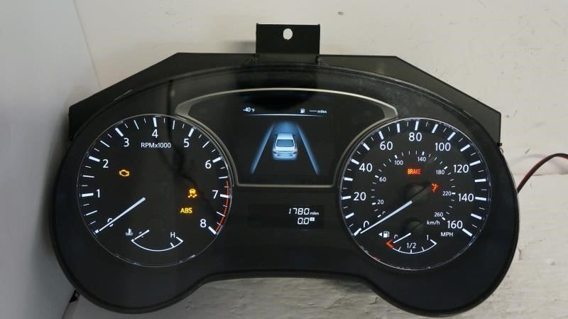 14-16 Nissan Altima Speedometer Cluster Mileage 1,780 OEM 24810-9HP0A - Alshned Auto Parts