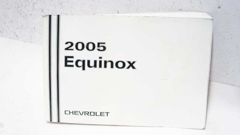 2005 Chevrolet Equinox Owner's Manual - Alshned Auto Parts