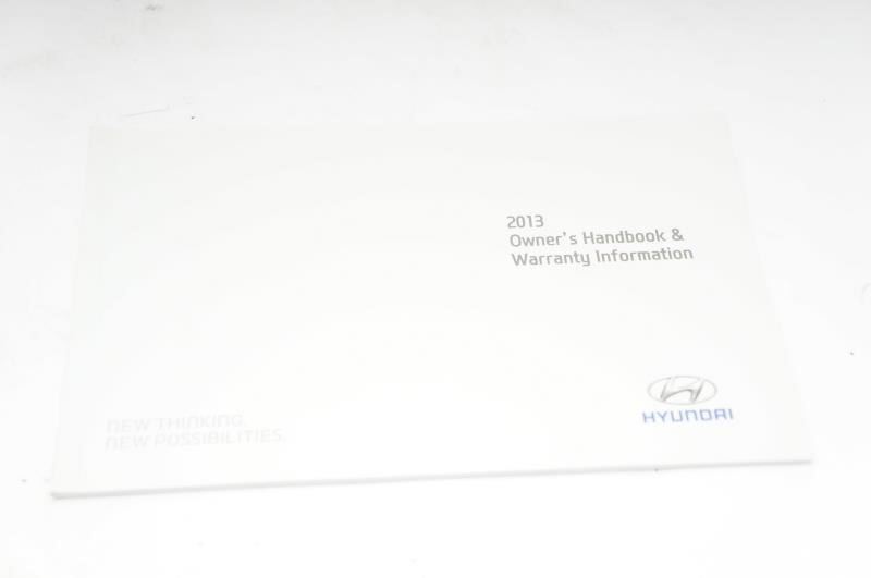 2013 Hyundai Sonata Owner's Manual Book Set with Case R1915 - Alshned Auto Parts