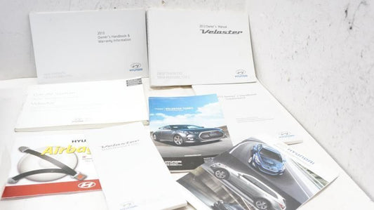 2013 Hyundai Veloster Owner's Manual Book Set - Alshned Auto Parts