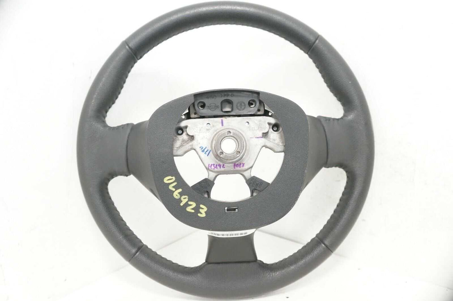 2013-2018 Nissan Sentra Black Leather Steering Wheel 48430-4FY0A OEM - Alshned Auto Parts