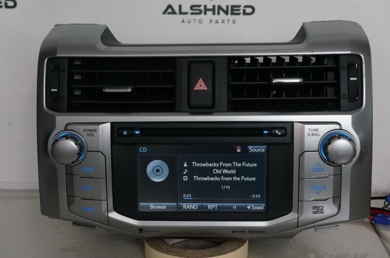 2014-2018 Toyota 4Runner AM FM CD MP3 Radio Receiver Navigation 86100-35354 OEM - Alshned Auto Parts