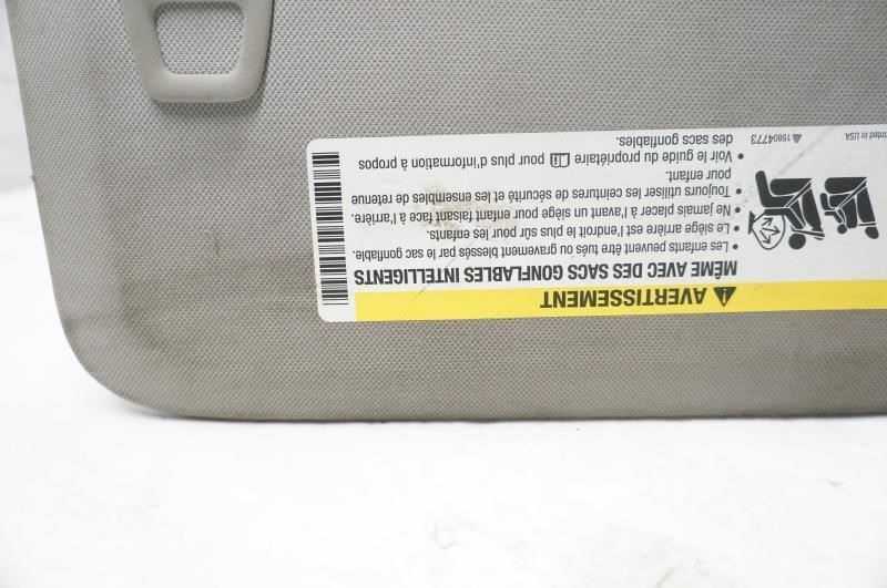 *READ* 2008-2012 Chevrolet Malibu Driver Left Sun Visor Gray 22794050 OEM - Alshned Auto Parts