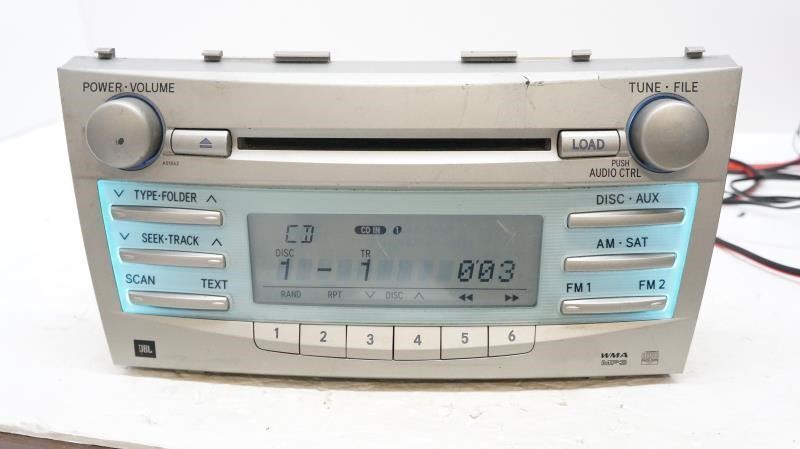 *READ* 07-09 Toyota Camry CD SAT MP3 JBL Radio OEM 86120-06191 ID A51862 - Alshned Auto Parts