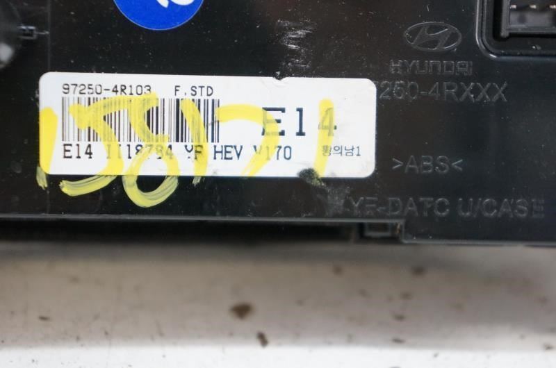 2013 Hyundai Sonata AC Heater Temperature Climate Control Faceplate 97250-4R103 - Alshned Auto Parts