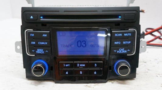 11-12 Hyundai Sonata AM/FM CD MP3 AUX XM Radio OEM 961803Q0014X - Alshned Auto Parts