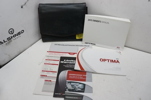 2015 KIA Optima Owner's Manual Customer & Warranty inf. with Case - Alshned Auto Parts