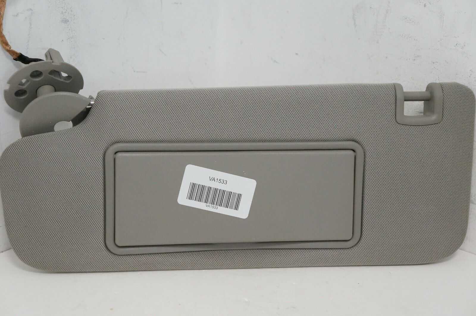 13-19 cadillac ats driver left sun visor sunvisor gray 22980473 oem - Alshned Auto Parts