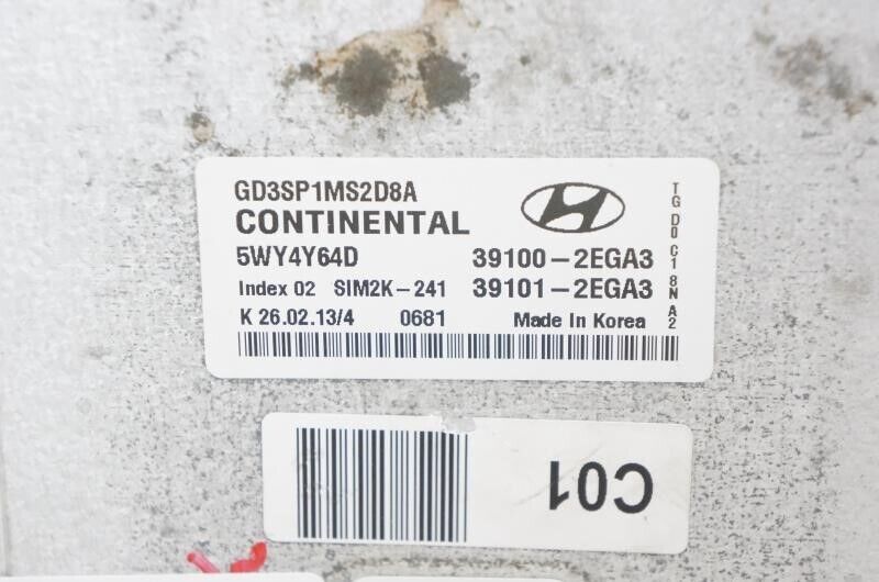 2013 Hyundai Elantra GT 1.8L Engine Computer Control Module ECU ECM 39100-2EGA3 - Alshned Auto Parts