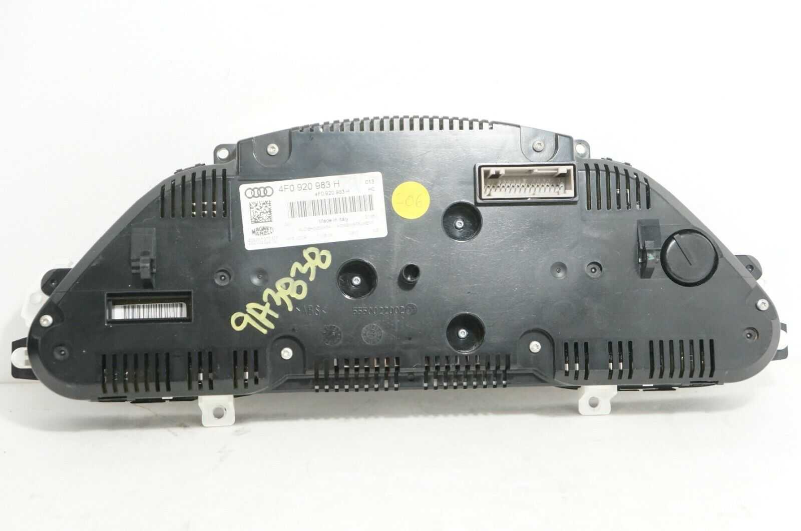 09-2011 audi a6 c6 instrument cluster speedometer oem 4f0 920 983 h 76k - Alshned Auto Parts