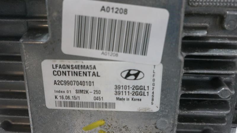 15-17 Hyundai Sonata 2.4L Engine Computer Control Module ECU ECM 39111-2GGL1 OEM - Alshned Auto Parts