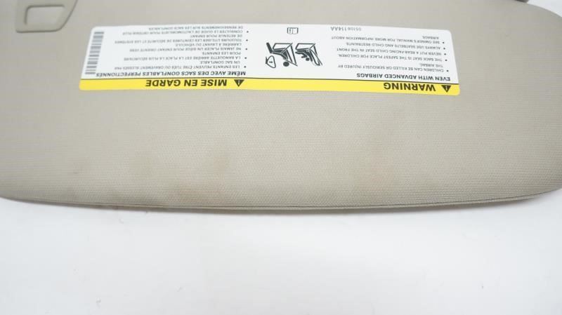 14-18 Jeep Grand Cherokee Driver Left Side Sun Visor (Beige) OEM 1LS25DX9AE - Alshned Auto Parts