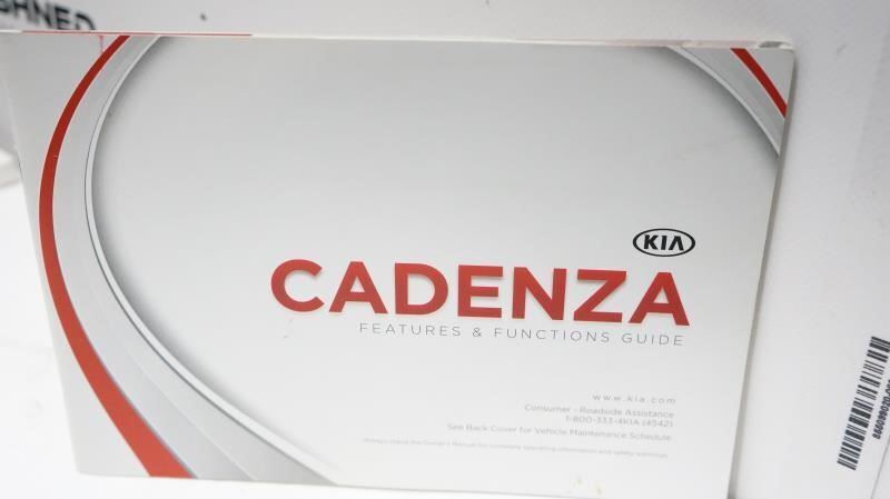 2014 Kia Cadenza Owner's Manual Book Set with Case - Alshned Auto Parts