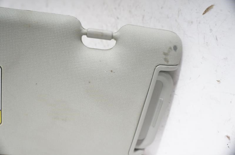 2010-2013 Kia Forte Passenger Right Sun Visor Gray 852201M8008O OEM - Alshned Auto Parts