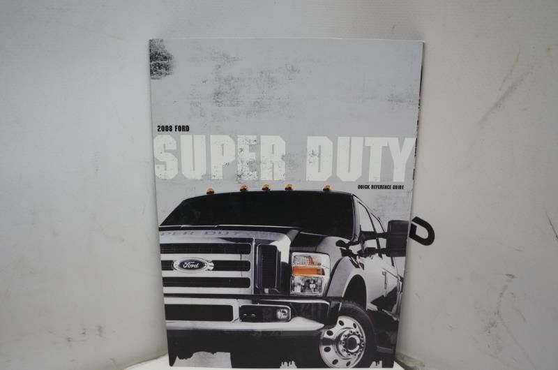 2008 Ford Super Duty Owner's Manual with case OEM 8C31-19A321-AA - Alshned Auto Parts