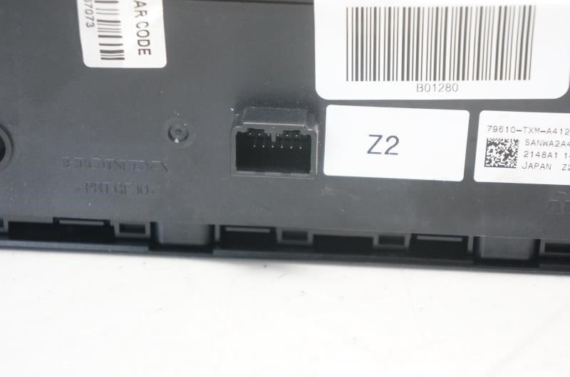 2019 Honda Insight AC Heater Temperature Climate Control 79610-TXM-A412-M1 OEM - Alshned Auto Parts