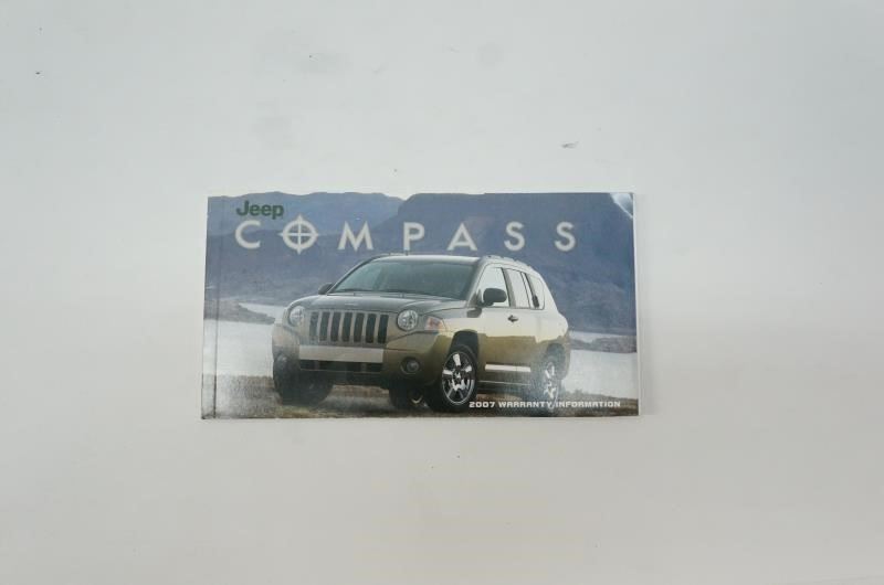 2007  JEEP COMPASS  Owner's Manual Book Case 81-016-7017  OEM - Alshned Auto Parts