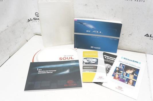 2012 Kia Soul Owner's Manual Book Case A2KO-EU10D OEM - Alshned Auto Parts
