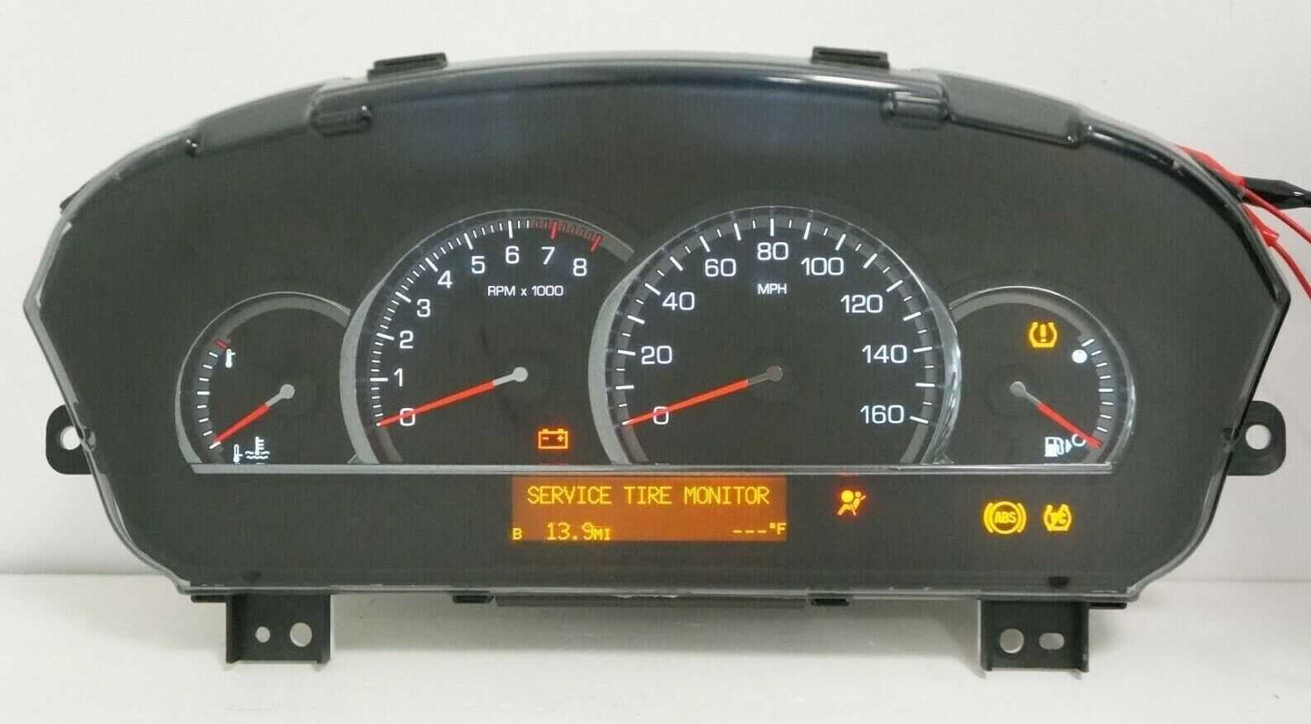 2008 Cadillac STS Speedometer Speedo Cluster K Miles OEM 15931766 - Alshned Auto Parts