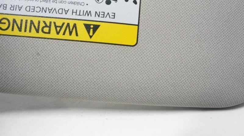 2014-2016 Kia Forte Driver Left Sun Visor Gray 85210A7110ED OEM - Alshned Auto Parts