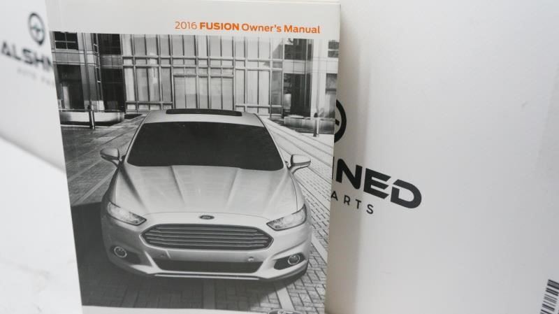 2016 Ford Fusion Owner's Manual Book Set with Case - Alshned Auto Parts