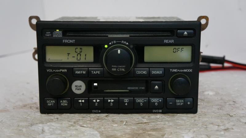 02-04 Honda Odyssey AM/FM CD Anti-Theft Radio OEM 39100-SOX-A500 ID 1TX0 - Alshned Auto Parts