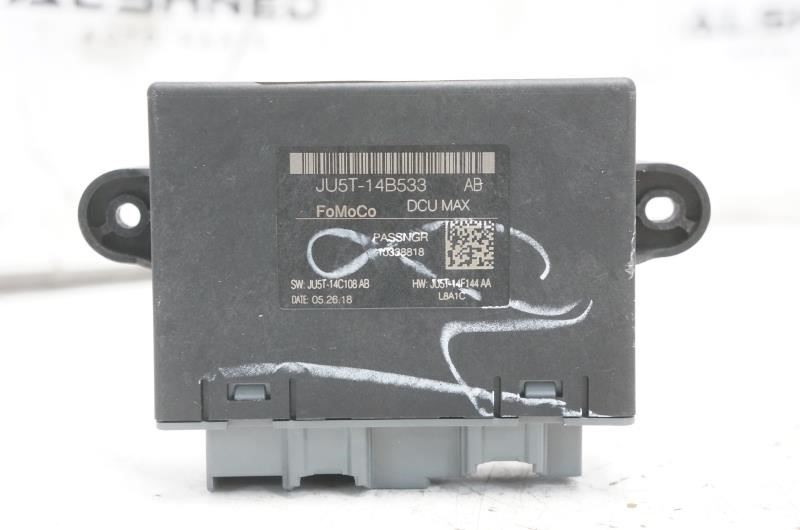 18-20 Ford Fusion Front Right Door Control Module JU5T-14B533-AB OEM - Alshned Auto Parts