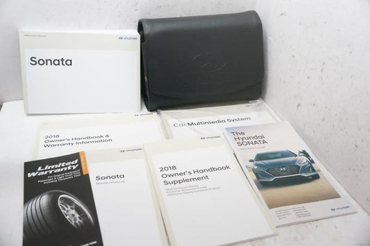 2018 Hyundai Sonata Owner's Manual Book Set with Case - Alshned Auto Parts