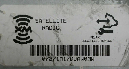 2006-2013 Corvette C6 Satellite Radio Receiver XM OEM 28045272 Alshned Auto Parts