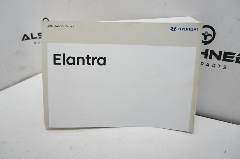 2017 Huyndai Elantra Owner's Manual - Alshned Auto Parts