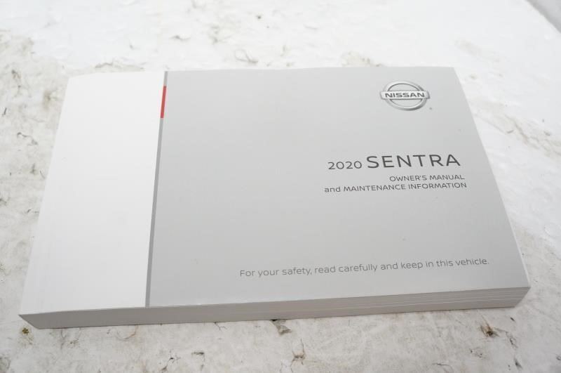 2020 Nissan Sentra Owner's Manual Book Guide Set with Case - Alshned Auto Parts