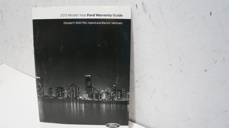 2013 Ford Fusion Owner's Manual Book Set with Case - Alshned Auto Parts