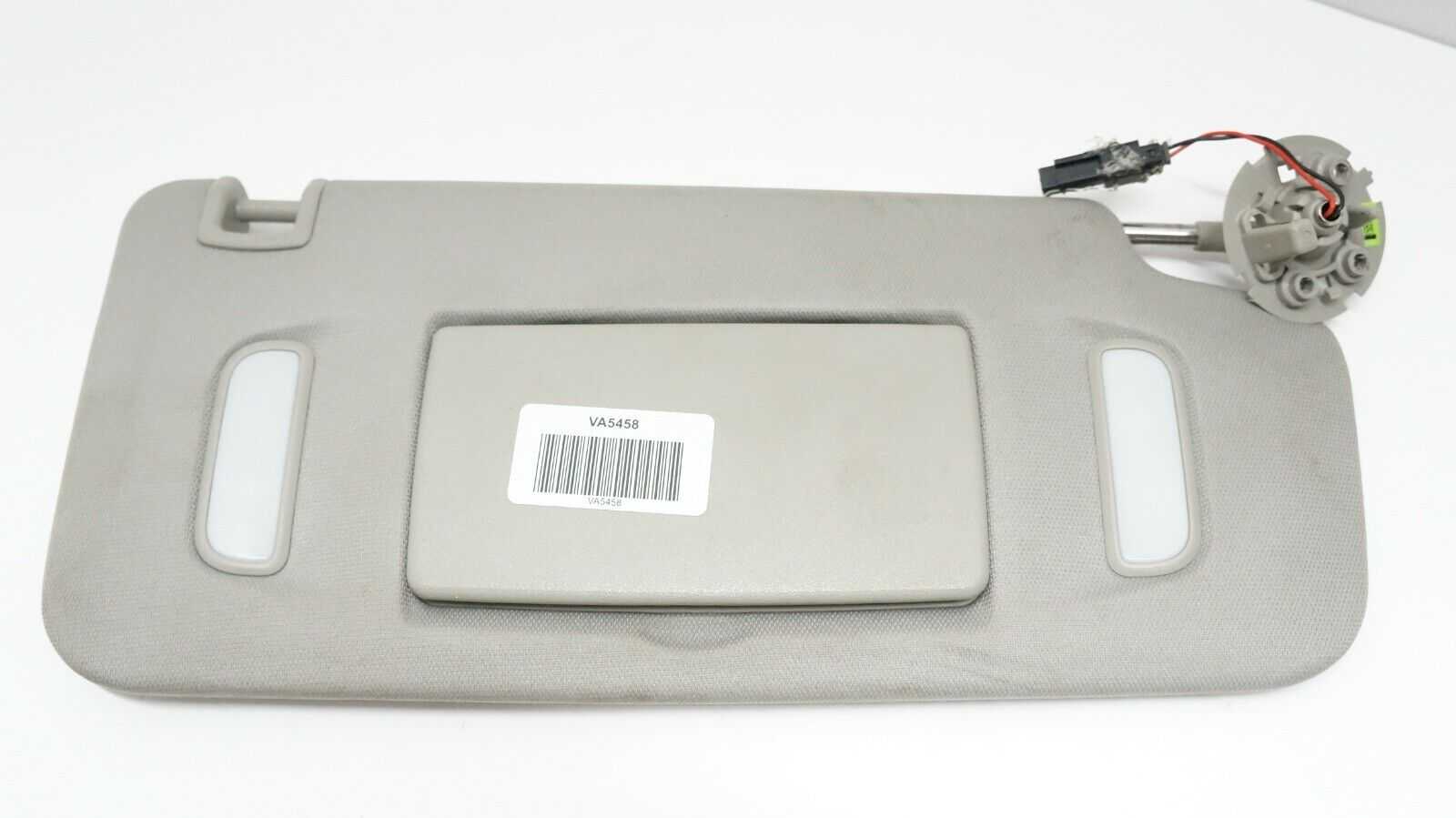 10-17 Chevrolet Equinox passenger Right Side Sun Visor (Beige) OEM 23234082 - Alshned Auto Parts