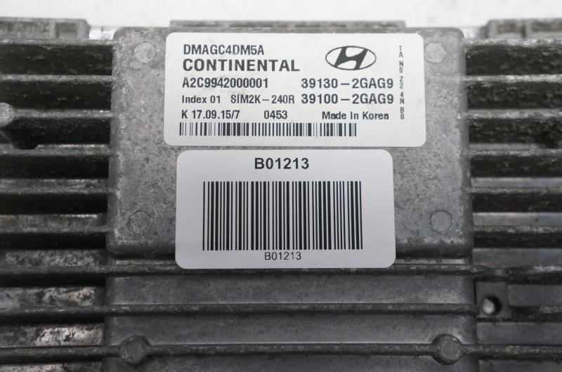 13-16 Hyundai Santa Fe  Engine Computer Control Module ECU ECM 39130-2GAG9 OEM - Alshned Auto Parts