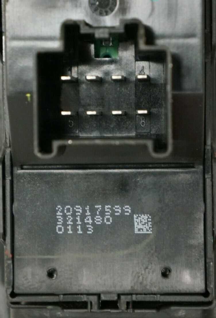 2010-2017 Chevrolet Equinox LH Driver Master Power Switch Bezel OEM 20917599 - Alshned Auto Parts