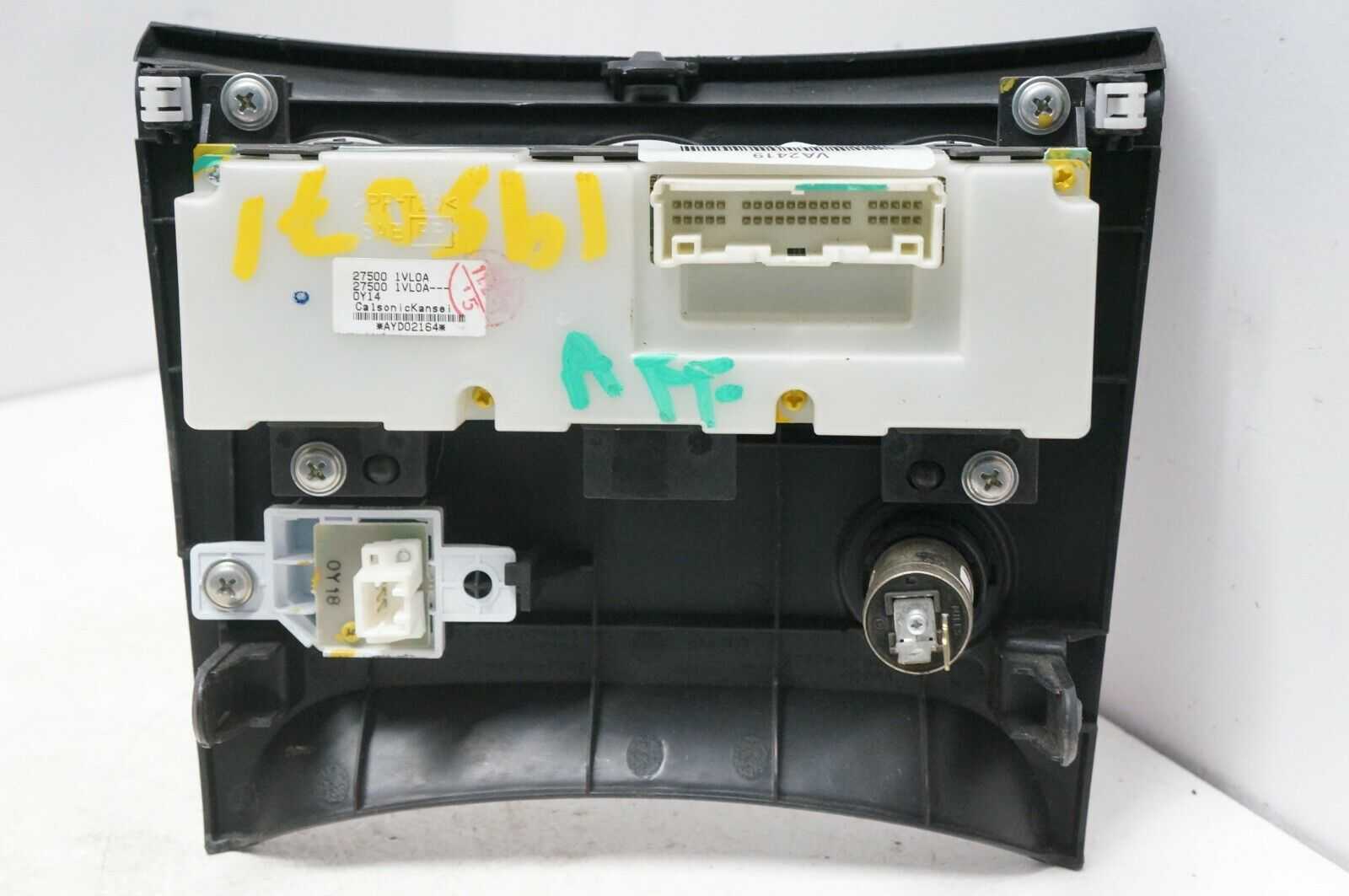 11-15 Nissan Rogue Heater A/C Temperature Climate Control Panel 27500 1VL0A OEM - Alshned Auto Parts