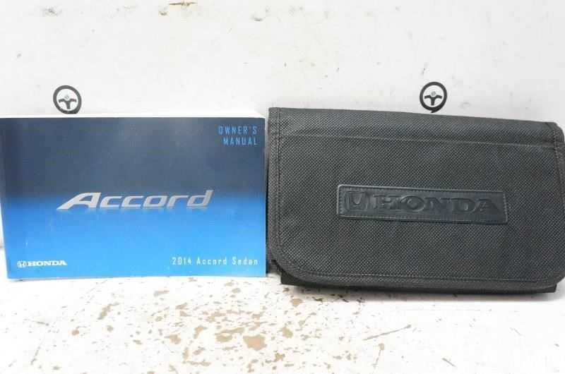 2014 Honda Accord Sedan Owner's Manual Book Case 00X31-T2A-6100 OEM - Alshned Auto Parts