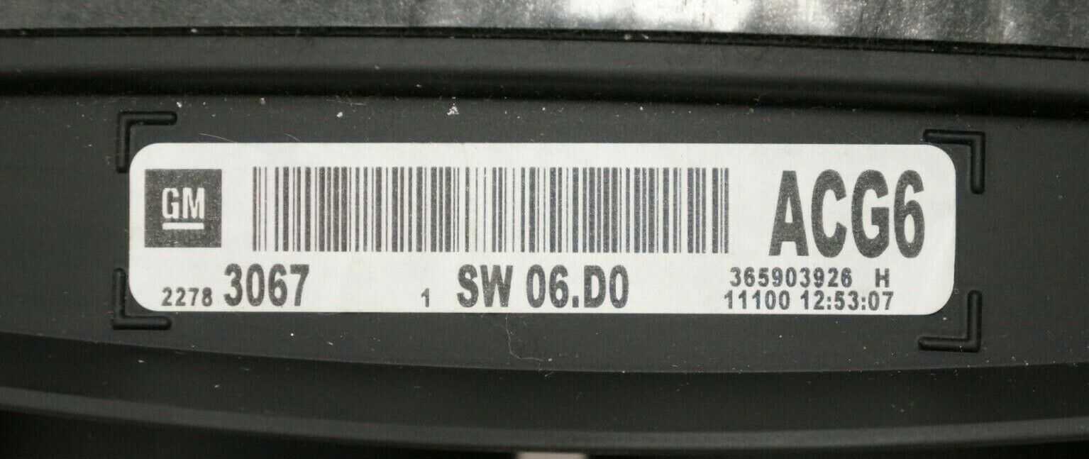 2011 Buick Regal Speedometer Instrument Cluster (Mileage Unknown) OEM 22783067 - Alshned Auto Parts