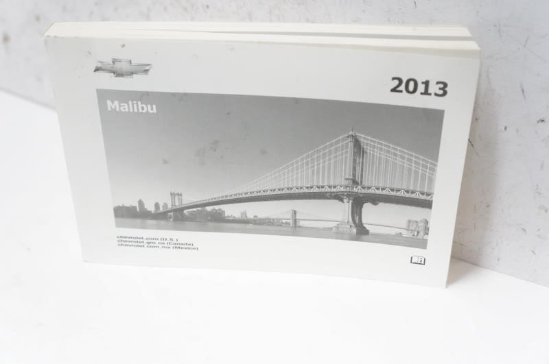 2013 Chevrolet Malibu Owner's Manual & Warranty and Owner Assistance Information - Alshned Auto Parts