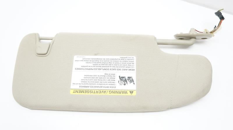 10-12 Ford Fusion Driver Left Side Sun Visor (Beige) OEM AE5Z-5404105-AA - Alshned Auto Parts