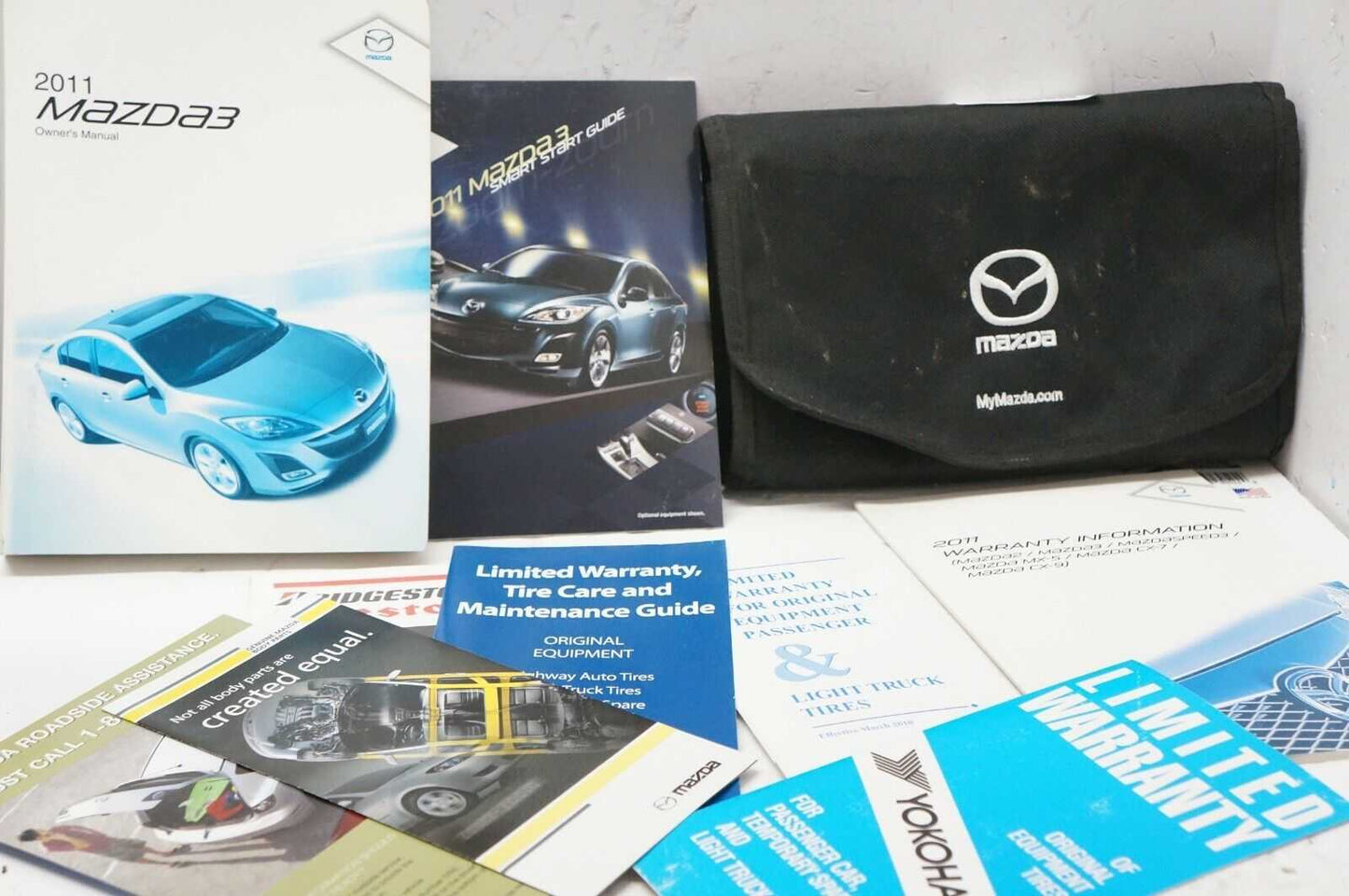 2011 Mazda 3 Owner's Manual Guide Set with Case - Alshned Auto Parts