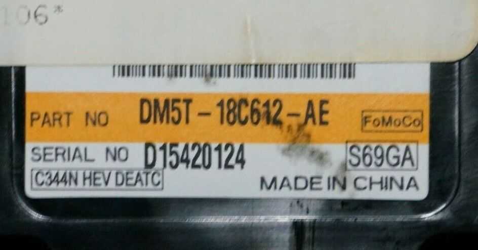 2013-2016 Ford C-Max AC Auto Temperature Climate Control Unit OEM DM5T-18C612-AE - Alshned Auto Parts