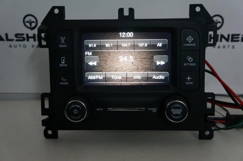 18-20 Jeep Wrangler AM-FM Radio 5" Touch-screen Uconnect VP2 OEM 68428543AC - Alshned Auto Parts