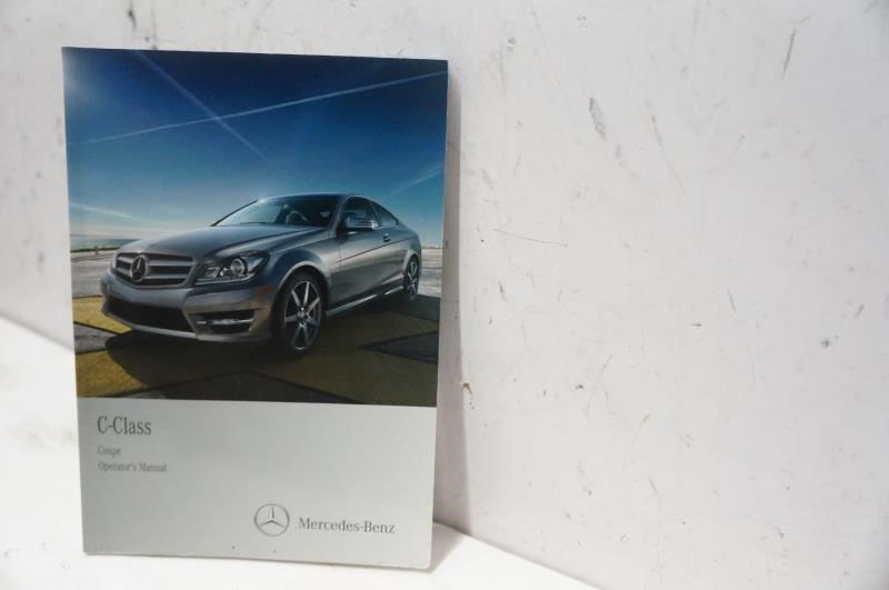 2012 Mercedes-Benz C-Class Coupe Operator's Manual Book Set with Case - Alshned Auto Parts