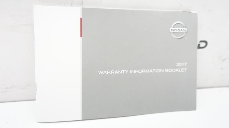 2017 Nissan Altima Quick Reference Guide & Warranty Book with Case - Alshned Auto Parts