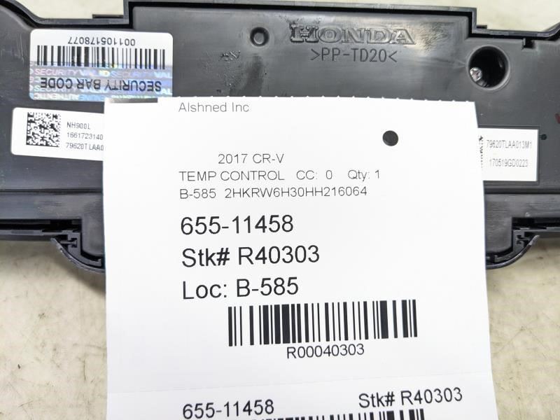 2017-2020 Honda CR-V AC Heater Temperature Climate Control 79620-TLA-A013M1 OEM - Alshned Auto Parts