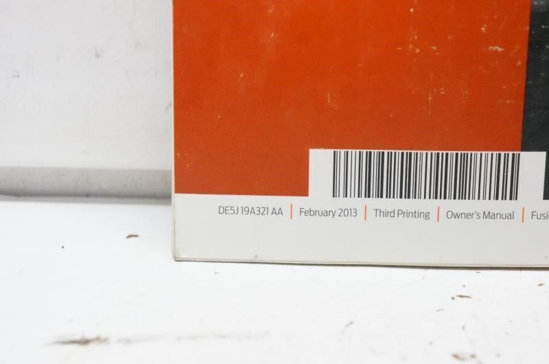 2013 Ford Fusion Owner's Manual Book Case DL1J19T201 AB OEM - Alshned Auto Parts